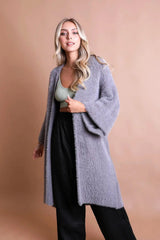 Ultra-Soft Luxe Mohair Knit Cardigan - Boho Clothing and Accessories - Flyclothing LLC