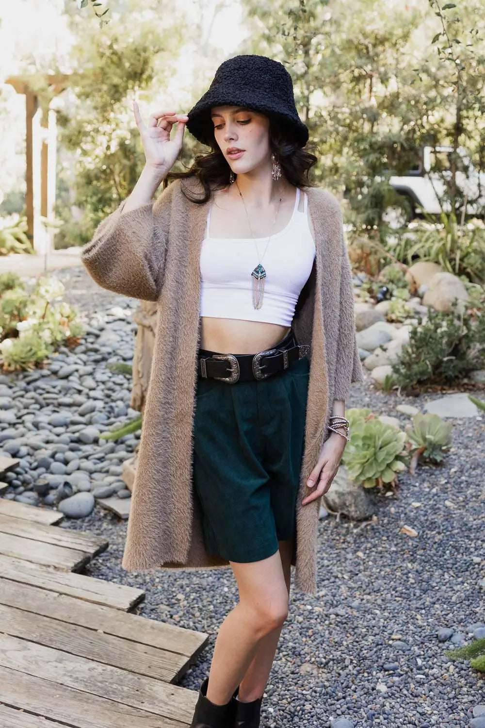Ultra-Soft Luxe Mohair Knit Cardigan - Boho Clothing and Accessories - Flyclothing LLC