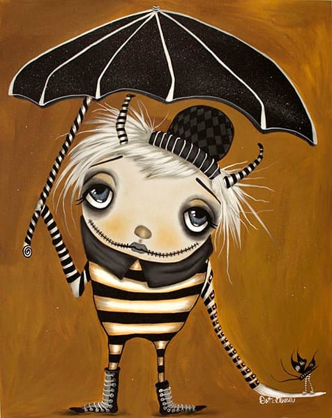 Black Market Art Company Umbrella Nurdle Print