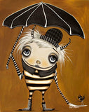 Black Market Art Company Umbrella Nurdle Print