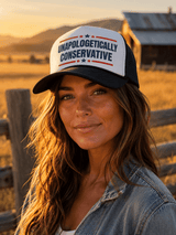 Unapologetically Conservative Trucker Hat - Wild Junkie - Flyclothing LLC