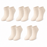 tittimitti® Kids’ 98% Organic Cotton Ankle Socks 5-Pack – Ages 1–12 - tittimitti - Flyclothing LLC