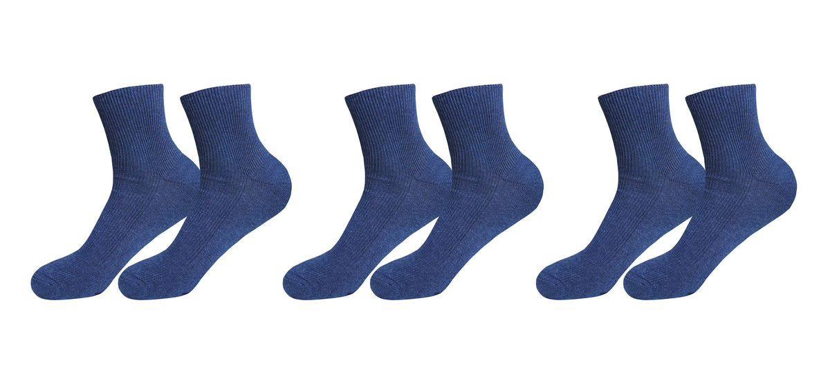 tittimitti® Men’s 100% Organic Combed Cotton Socks 3-Pack – Made in Italy - tittimitti - Flyclothing LLC