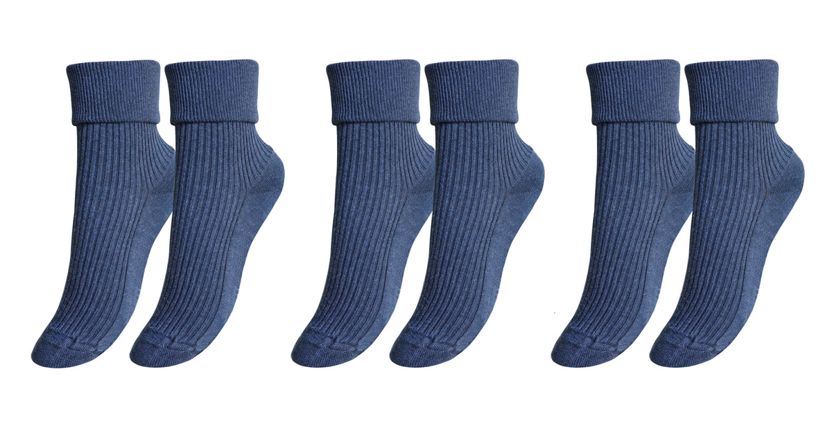 tittimitti® Women’s 100% Organic Combed Cotton Socks 3-Pack – Made in Italy - tittimitti - Flyclothing LLC