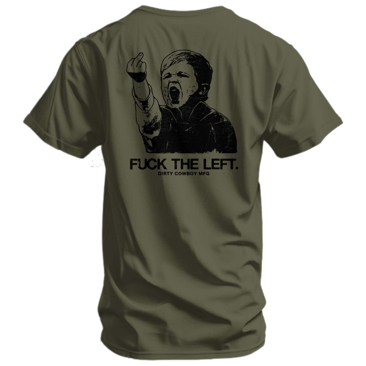 F*ck The Left Men's T-Shirt - DIRTY COWBOY USA - Flyclothing LLC