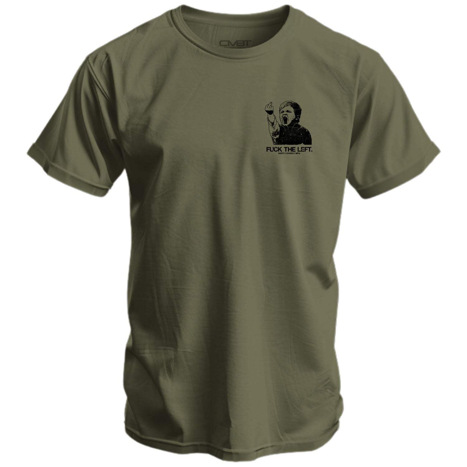 F*ck The Left Men's T-Shirt - DIRTY COWBOY USA - Flyclothing LLC