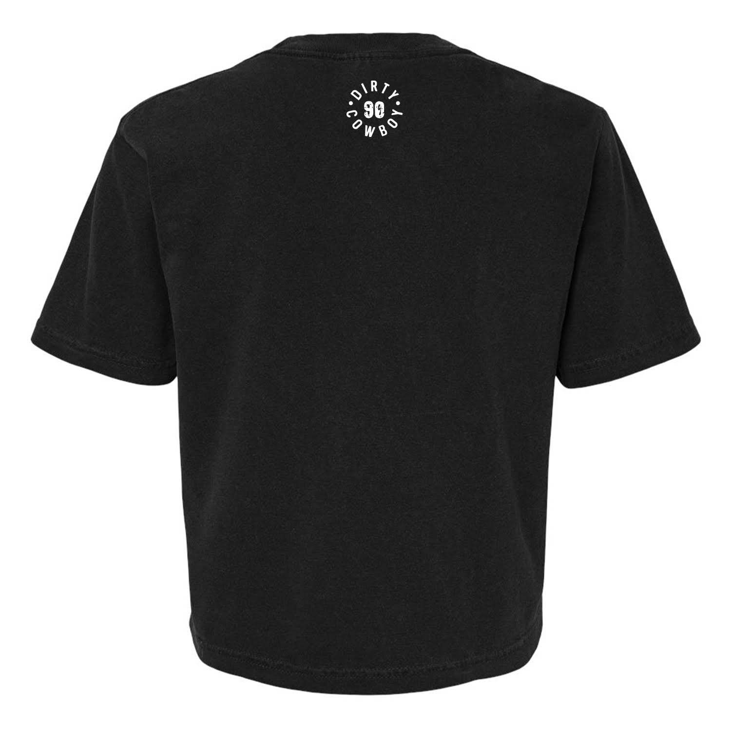 Corn Fed American Bred Women's Heavyweight Crop Tee - DIRTY COWBOY USA - Flyclothing LLC