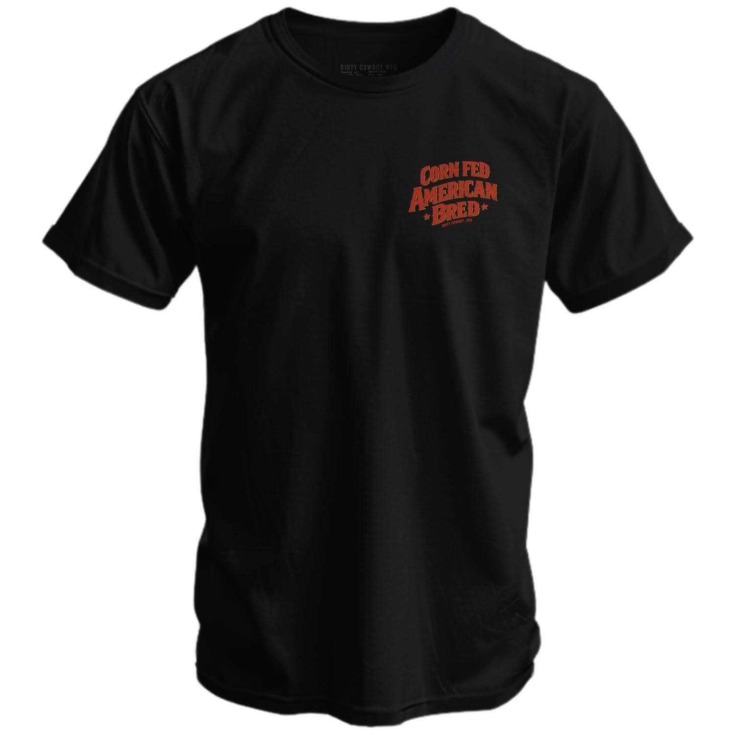 Corn Fed. American Bred Men's T-Shirt - DIRTY COWBOY USA - Flyclothing LLC