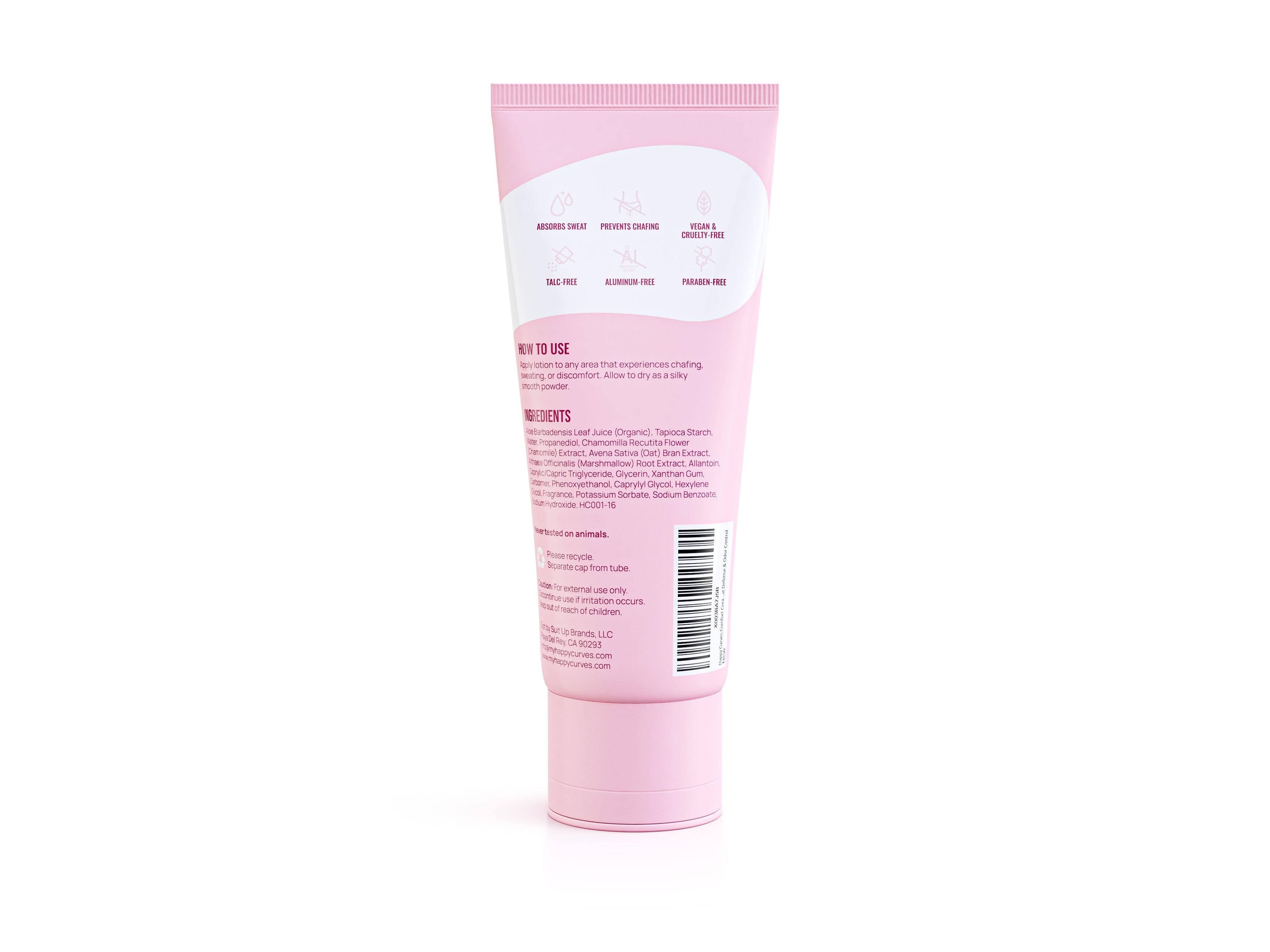 Happy Curves Comfort Cream | Sweat Defense And Odor Control Lotion - Shinesty