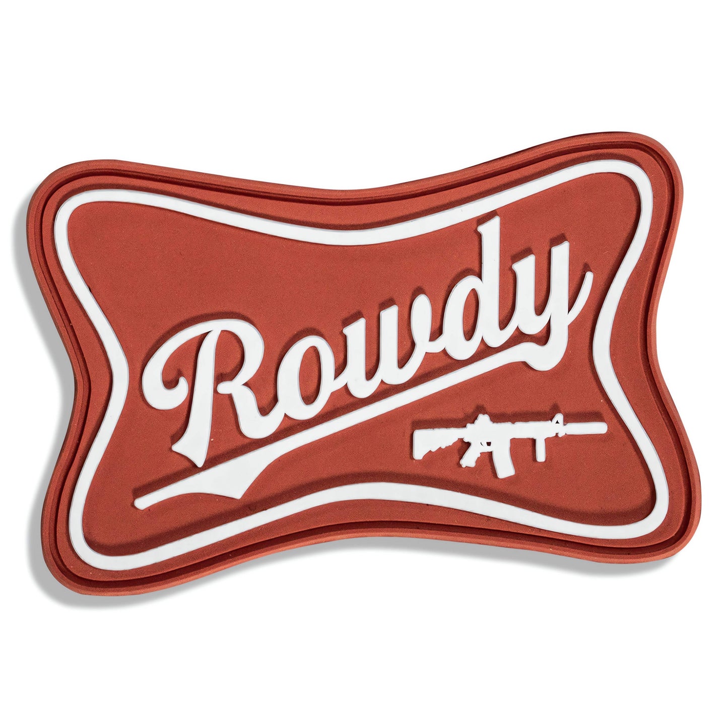 Rowdy PVC Velcro Patch - DIRTY COWBOY USA - Flyclothing LLC