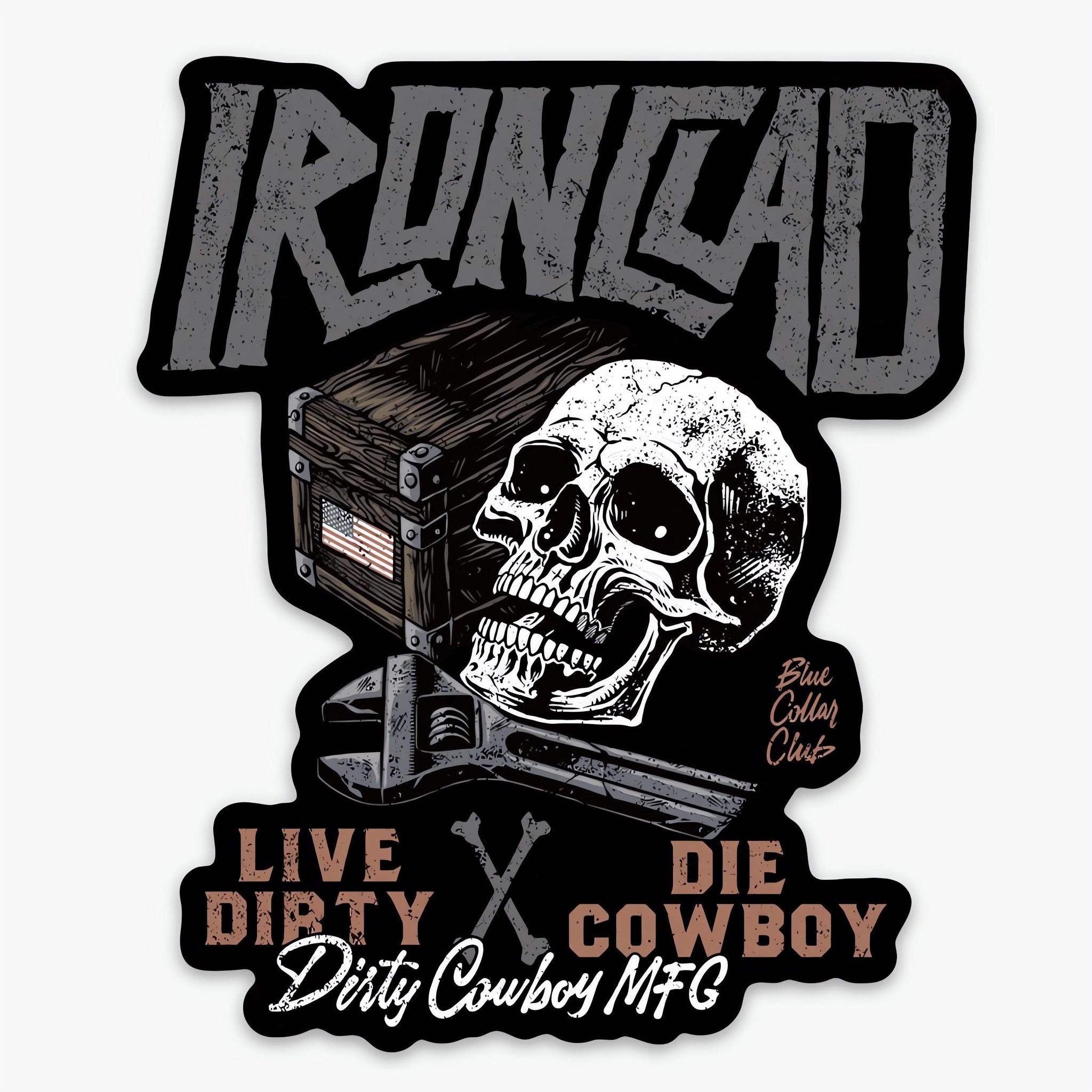 Ironclad Decal Sticker - DIRTY COWBOY USA - Flyclothing LLC