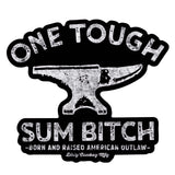 One Tough Sum Anvil Decal - DIRTY COWBOY USA - Flyclothing LLC