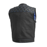 Upside Men's Club Style Leather Vest - First Manufacturing Company - Flyclothing LLC