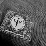 V-Twin Visionary Battleship Perforated Leather Vest - First Manufacturing Company - Flyclothing LLC