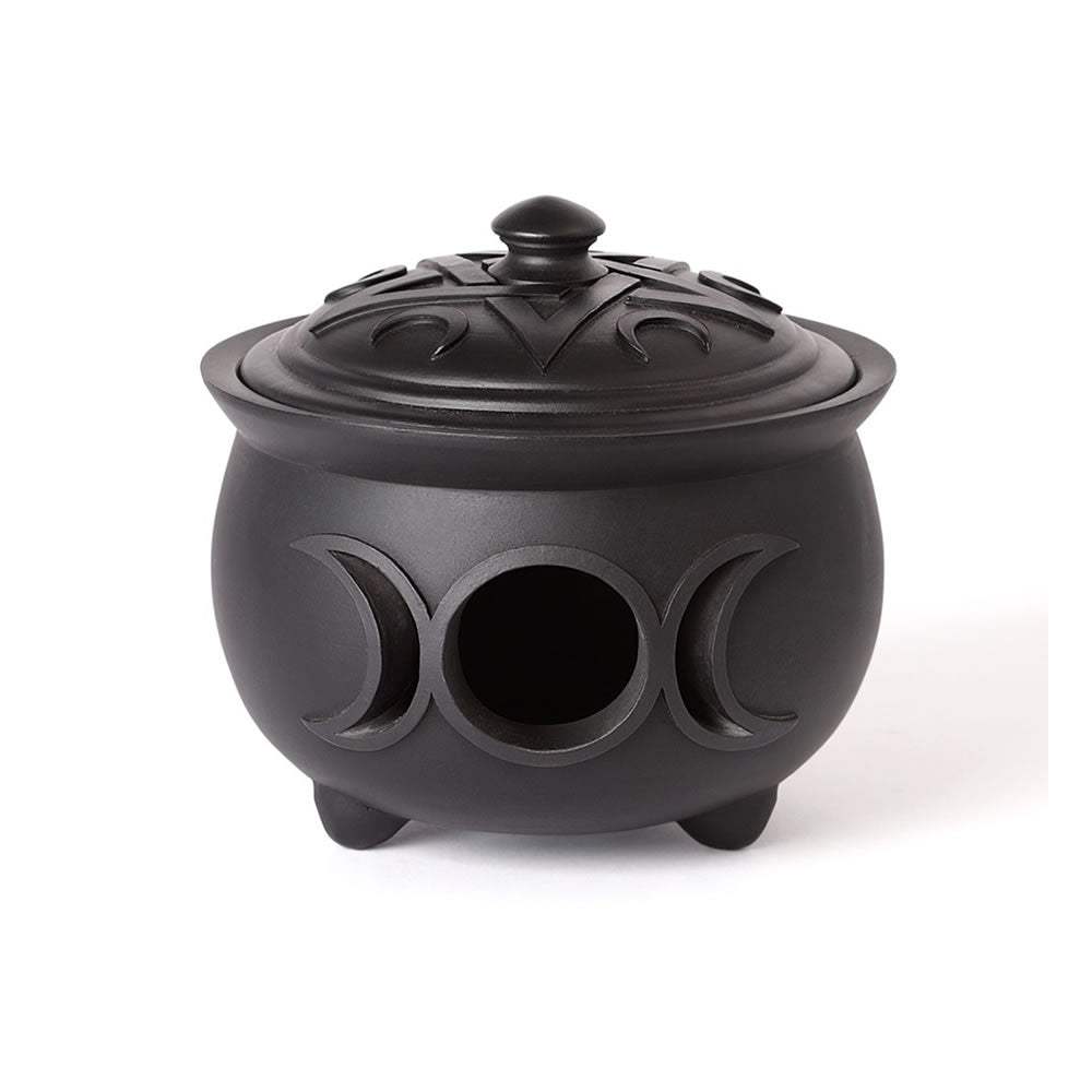 Triple Moon Cauldron Trinket & Jewelry Pot - Alchemy of England - Flyclothing LLC
