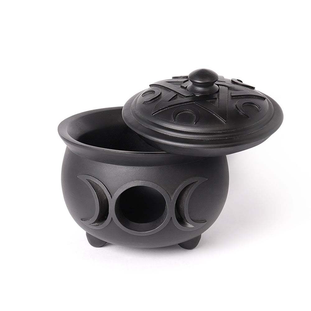 Triple Moon Cauldron Trinket & Jewelry Pot - Alchemy of England - Flyclothing LLC