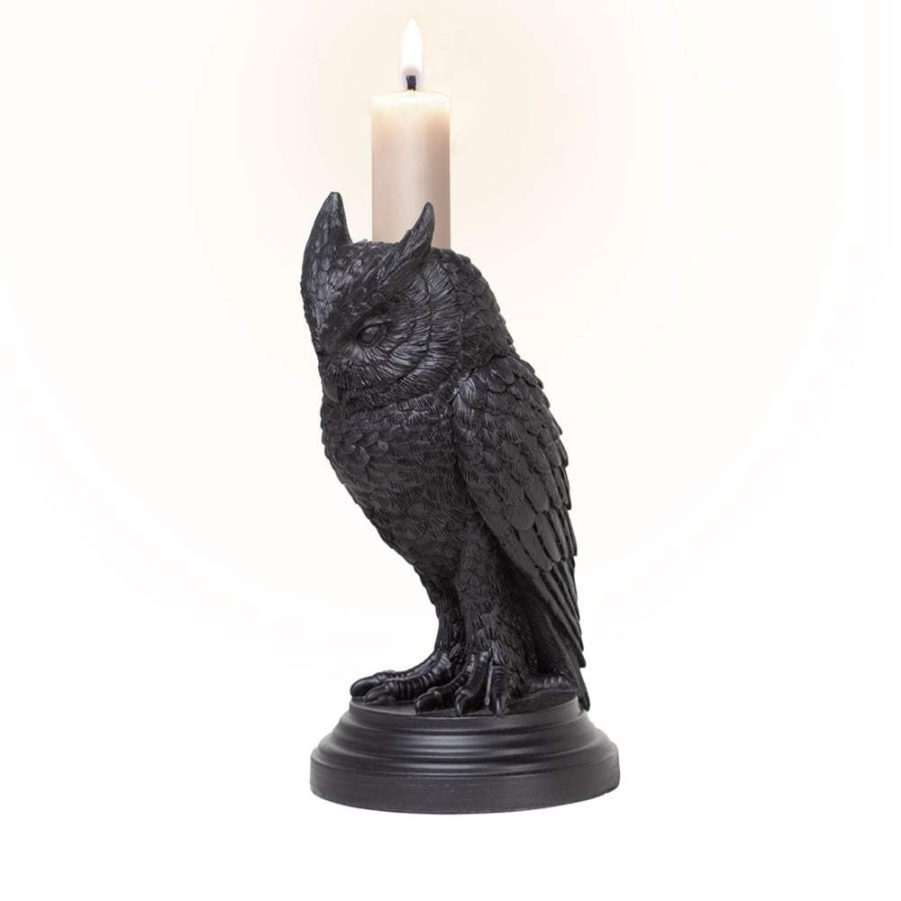 Owl of Astrontiel Candlestick Holder - Alchemy of England - Flyclothing LLC