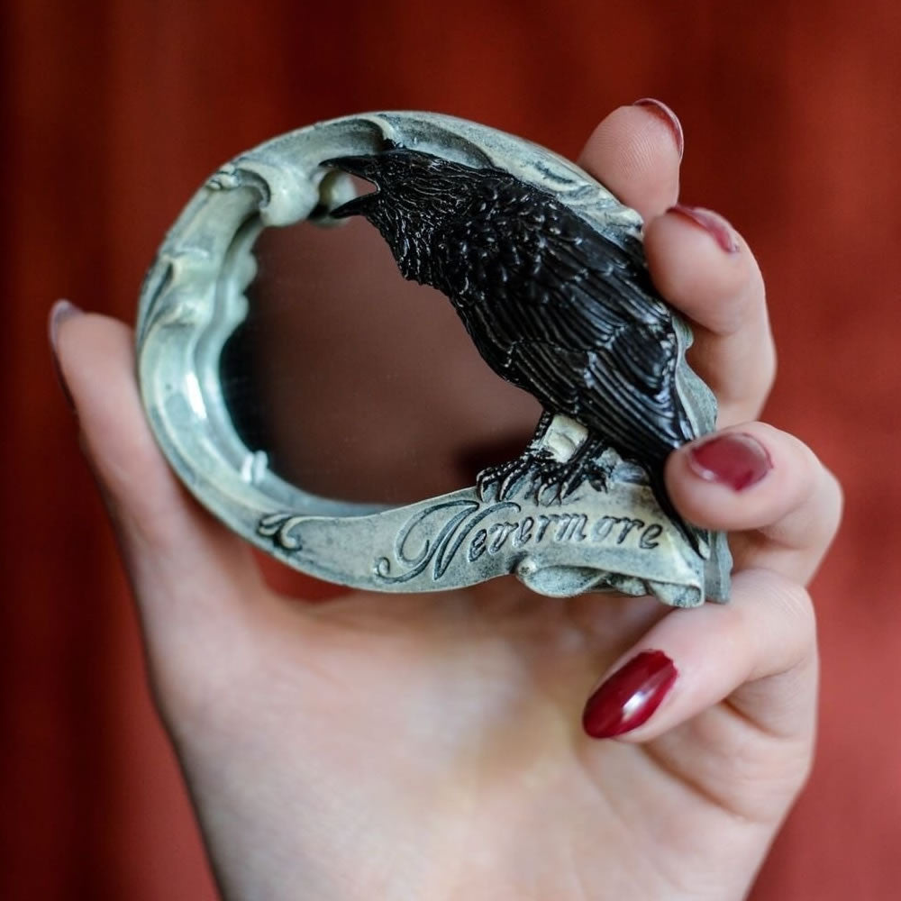 Nevermore Compact Mirror - Alchemy of England - Flyclothing LLC