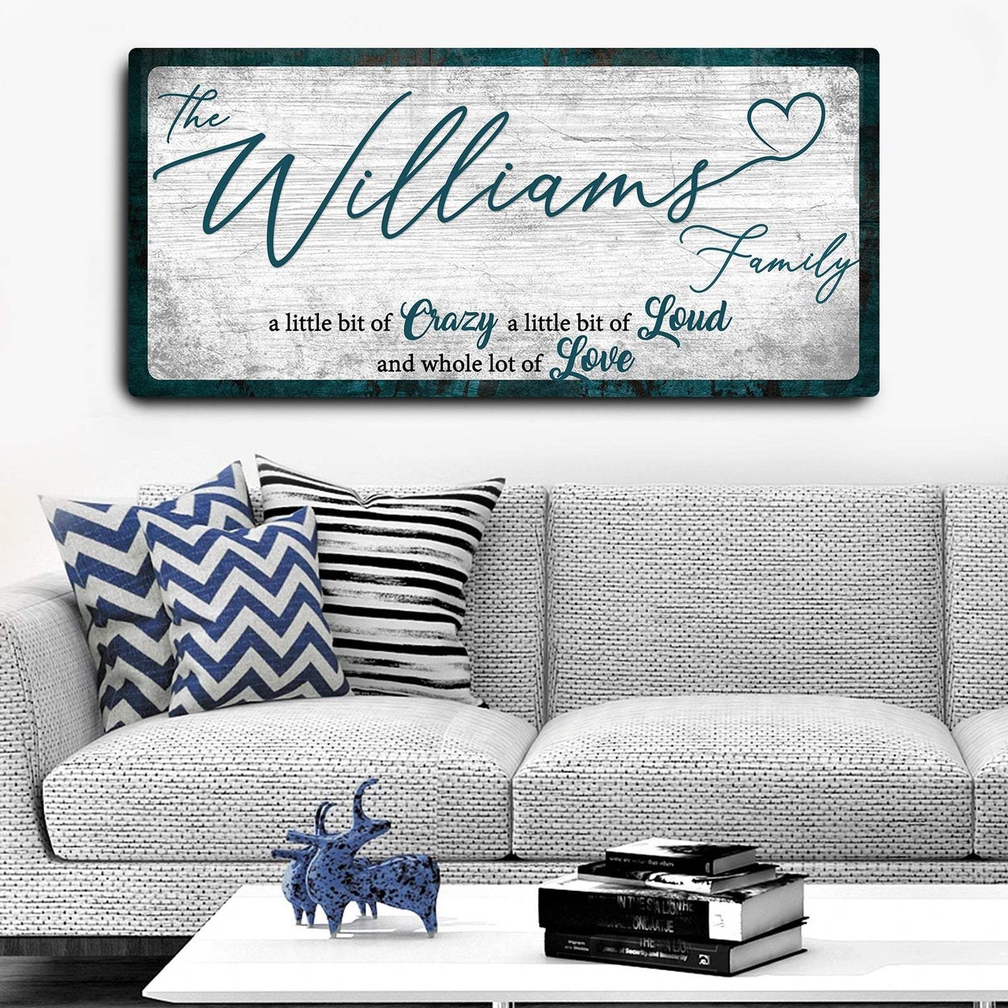 Crazy Lousd Lave Family Name Sign - Tailored Canvases - Flyclothing LLC