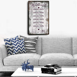 Family Dates Sign - Tailored Canvases - Flyclothing LLC
