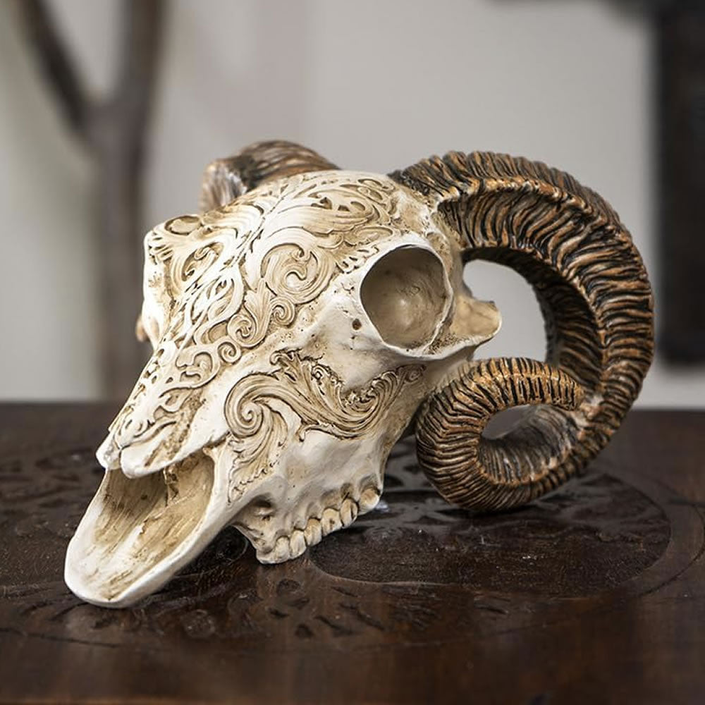 Scrimshaw Ram Skull - Alchemy of England - Flyclothing LLC