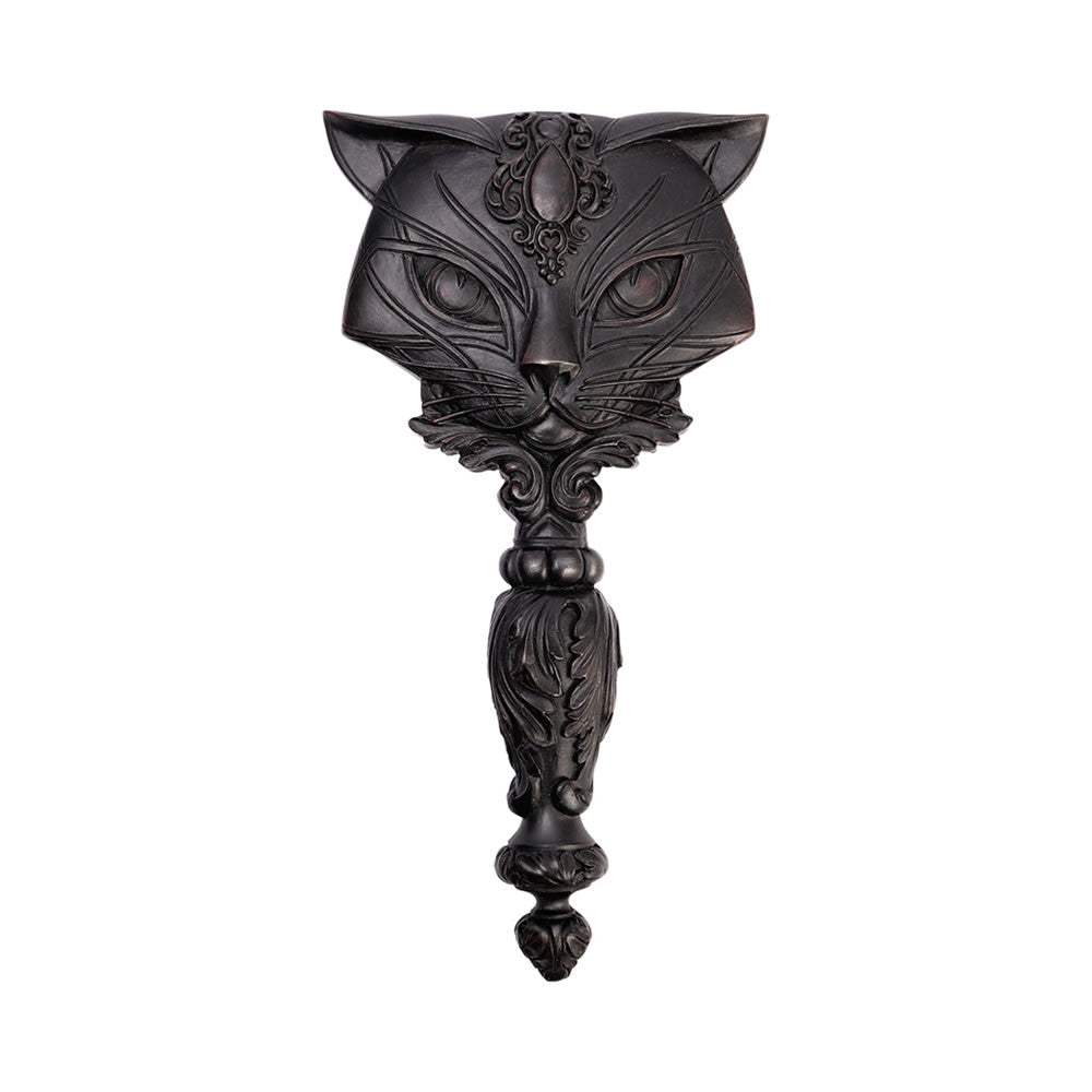 Sacred Cat Hand Mirror - Black - Alchemy of England - Flyclothing LLC