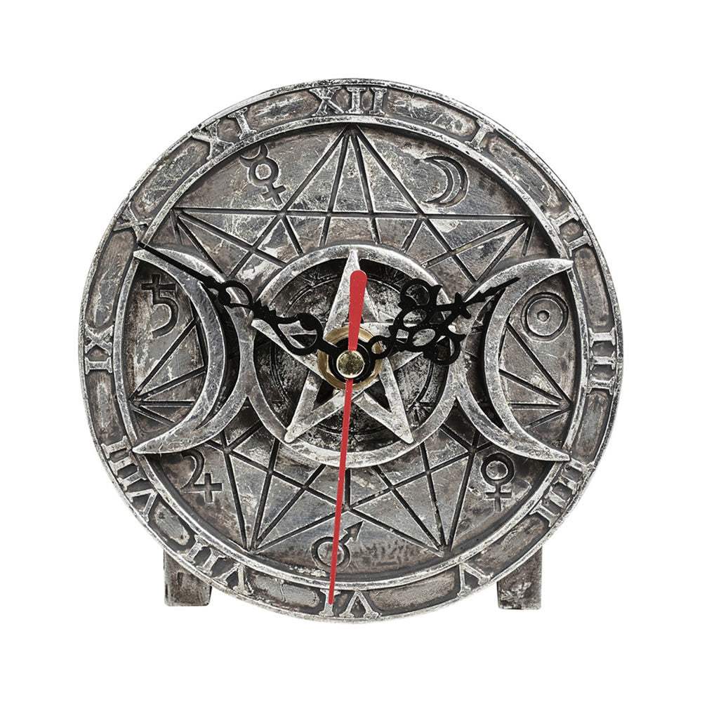 Wiccan Desk Clock - Alchemy of England - Flyclothing LLC