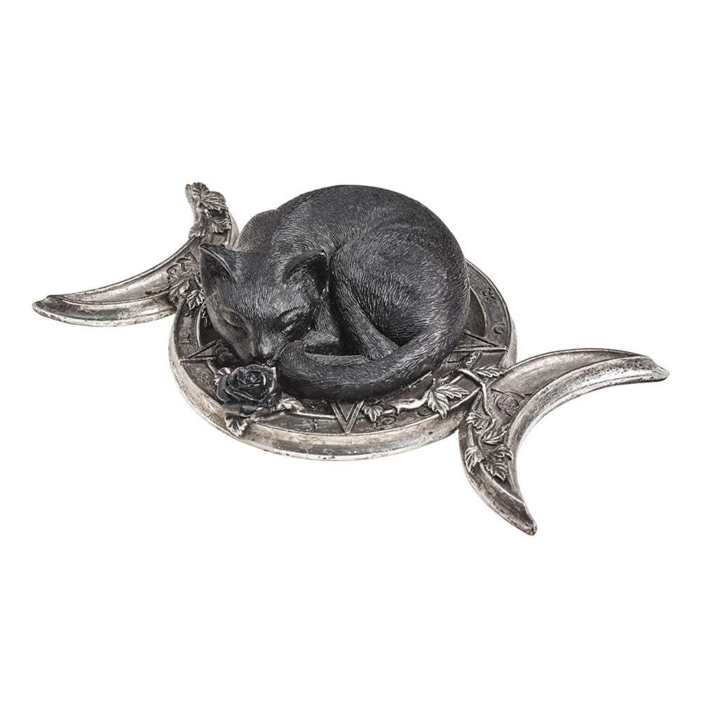 Triple Moon Black Cat Ornament - Alchemy of England - Flyclothing LLC