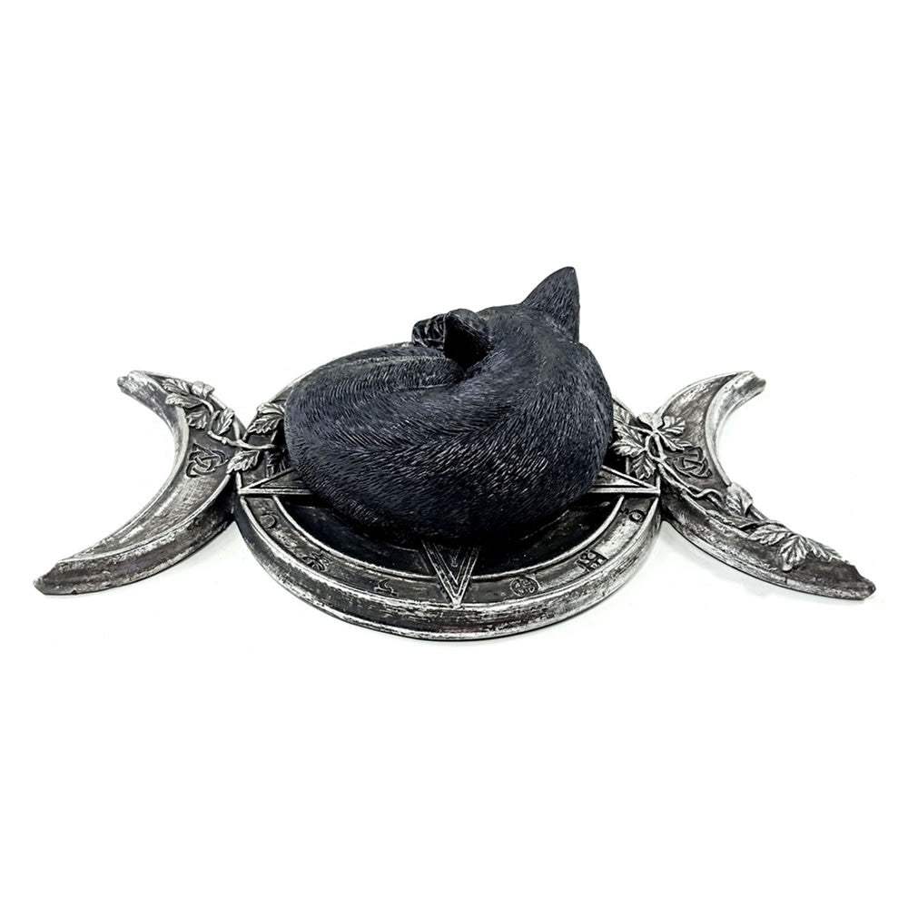 Triple Moon Black Cat Ornament - Alchemy of England - Flyclothing LLC