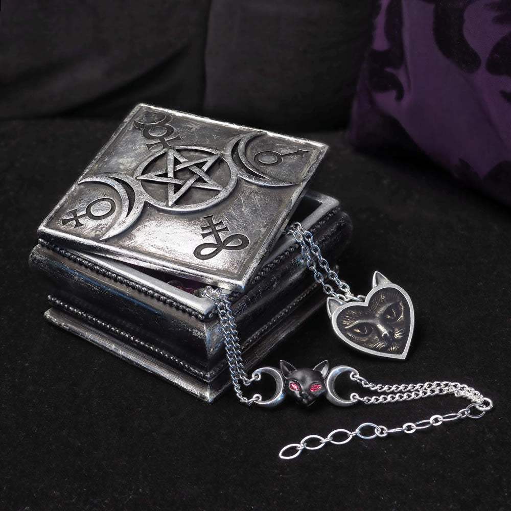 Triple Moon Trinket & Jewelry Pot - Alchemy of England - Flyclothing LLC