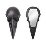 Raven Skull Hand Mirror - Black - Alchemy of England - Flyclothing LLC