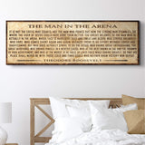 The Man In The Arena Sign V - Tailored Canvases - Flyclothing LLC