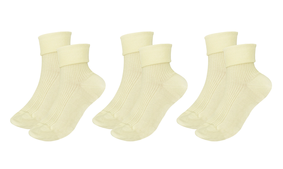 tittimitti® Women’s 100% Organic Combed Cotton Socks 3-Pack – Made in Italy - tittimitti - Flyclothing LLC