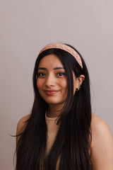 Vegan Leather Patterned Headband – Stylish and Ethical - Boho Clothing and Accessories - Flyclothing LLC