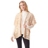 Velvet Burnout Shawl Poncho - Madeline Love - Flyclothing LLC
