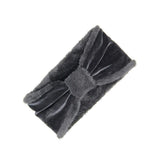 Velvet Knotted Earmuff Faux Fur Earmuff Headband Ear Warmer - Madeline Love - Flyclothing LLC