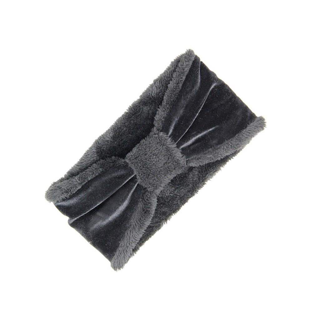 Velvet Knotted Earmuff Faux Fur Earmuff Headband Ear Warmer - Madeline Love - Flyclothing LLC