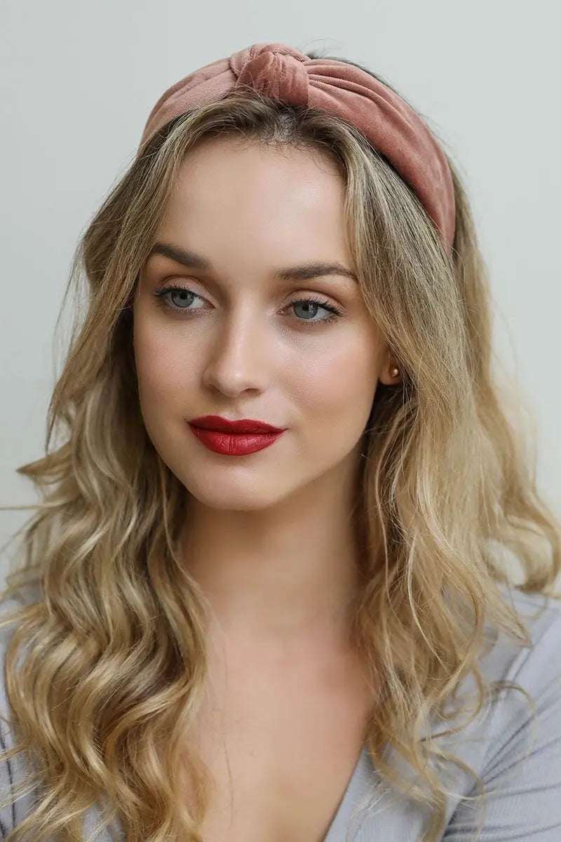 Velvet Twist Knot Headband