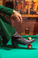 The Elegant Evergreen | Green Velvet Wide Leg Velvet Pants - Shinesty - Flyclothing LLC