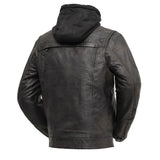Vendetta Men's Motorcycle Leather Jacket - First Manufacturing Company - Flyclothing LLC