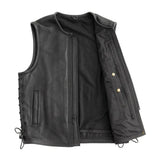Venom Men's Motorcycle Leather Vest - First Manufacturing Company - Flyclothing LLC