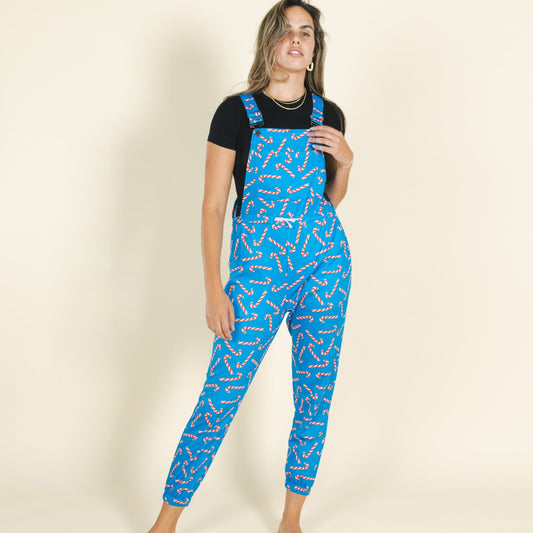The Very Merry | Candy Cane Women's Pajamaralls® - Shinesty