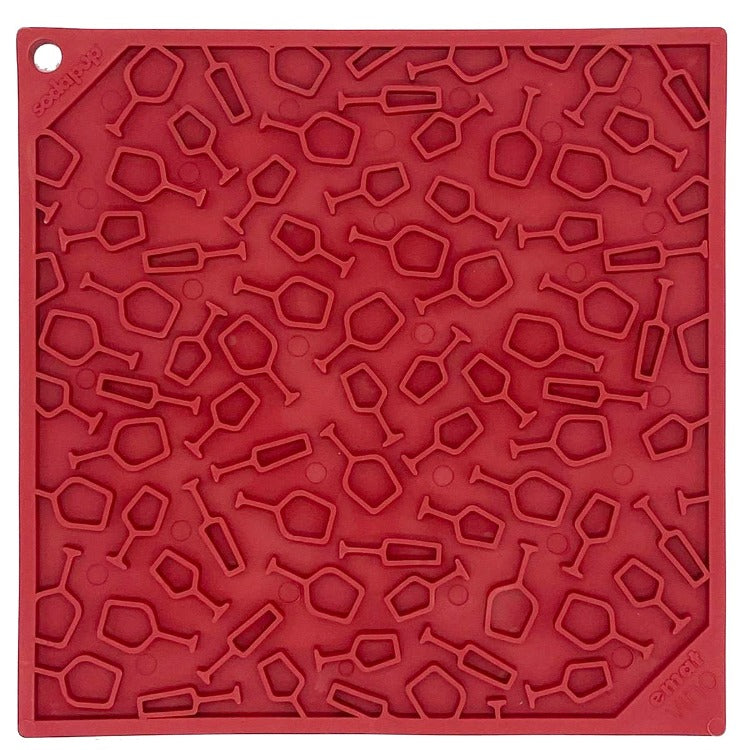 Vino Dog eMat - Enrichment Lick Mat For Dogs and Cats | Wine-Inspired Design| SodaPup - SodaPup/True Dogs, LLC - Flyclothing LLC
