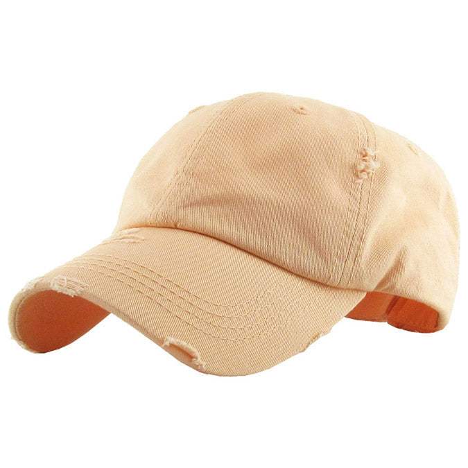 Vintage Distressed Ponytail Baseball Cap - Madeline Love - Flyclothing LLC