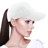Vintage Distressed Ponytail Baseball Cap - Madeline Love - Flyclothing LLC