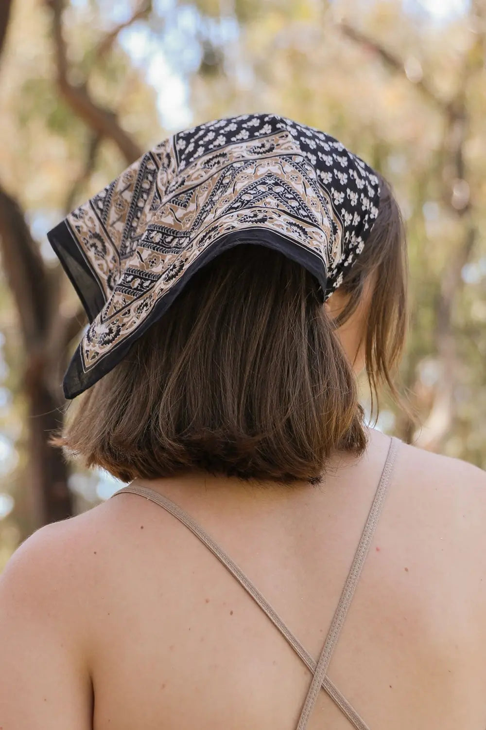 Vintage Vine Bandana - Boho Clothing and Accessories - Flyclothing LLC