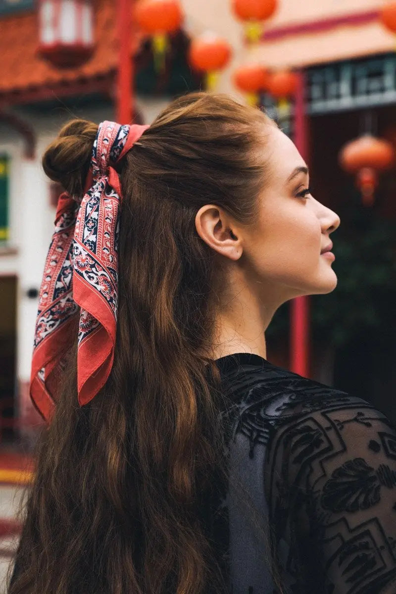 Vintage Vine Bandana - Boho Clothing and Accessories - Flyclothing LLC