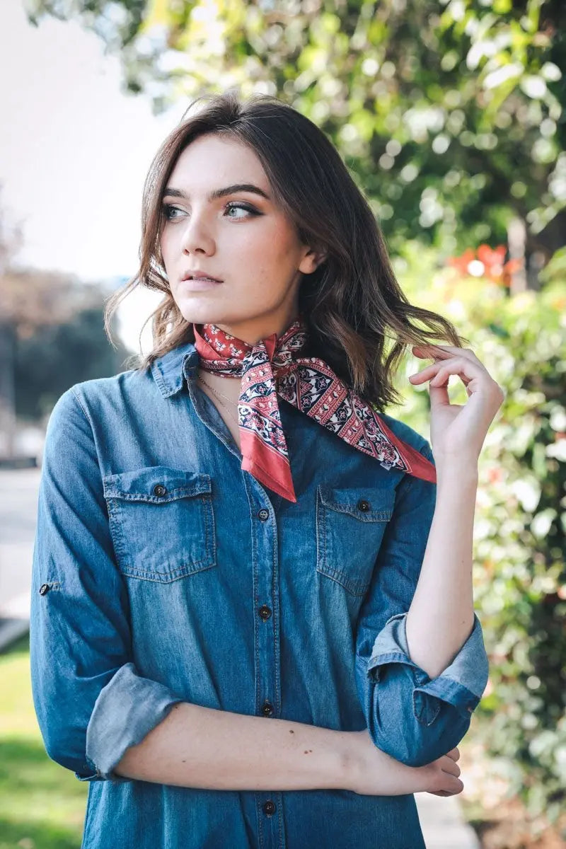 Vintage Vine Bandana - Boho Clothing and Accessories - Flyclothing LLC