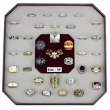 VK-002-SIZE9 - Assorted Brass Ring with Assorted in Assorted - Alamode - Flyclothing LLC