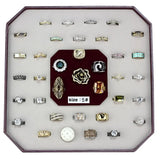 VK-003-SIZE5 - Assorted Brass Ring with Assorted in Assorted - Alamode - Flyclothing LLC